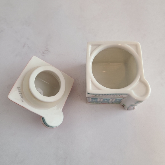 Vintage Lenox Spice Village Spice Jar - 1989 Collection - Saffron - Picture 5 of 6